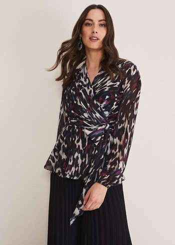 Phase Eight Florentine Printed Shirts Multicolor USA | 1670859-DM